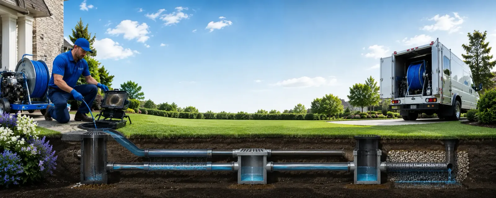 Outdoor drain cleaning information for Fairton, NJ